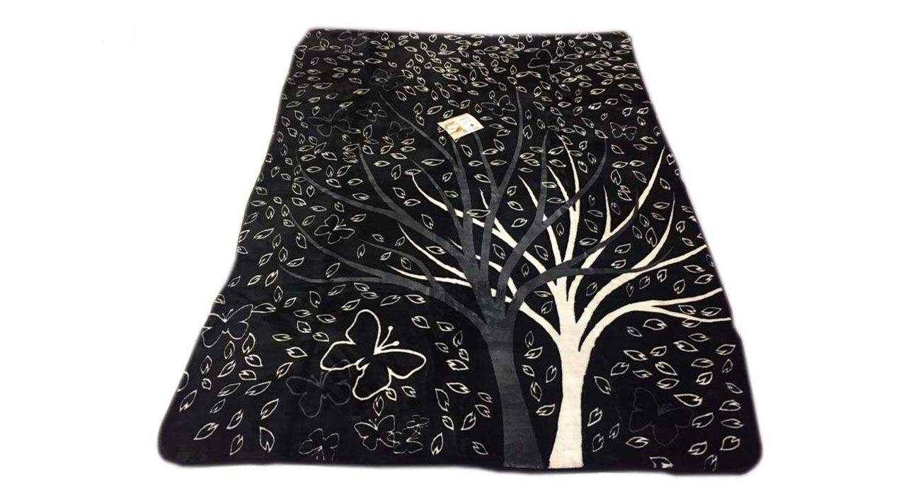 Couverture Golbaft Persane pour Lit Une Place Modèle Arbre