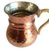 Tasse persane en cuivre - Fabriquée à la main avec anse pour boissons froides - Martelée Sheipouri