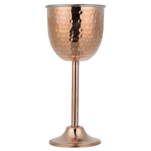 Verre à vin en cuivre persan martelé - Modèle Azin