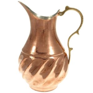 Carafe en cuivre perse martelé traditionnel Jahan