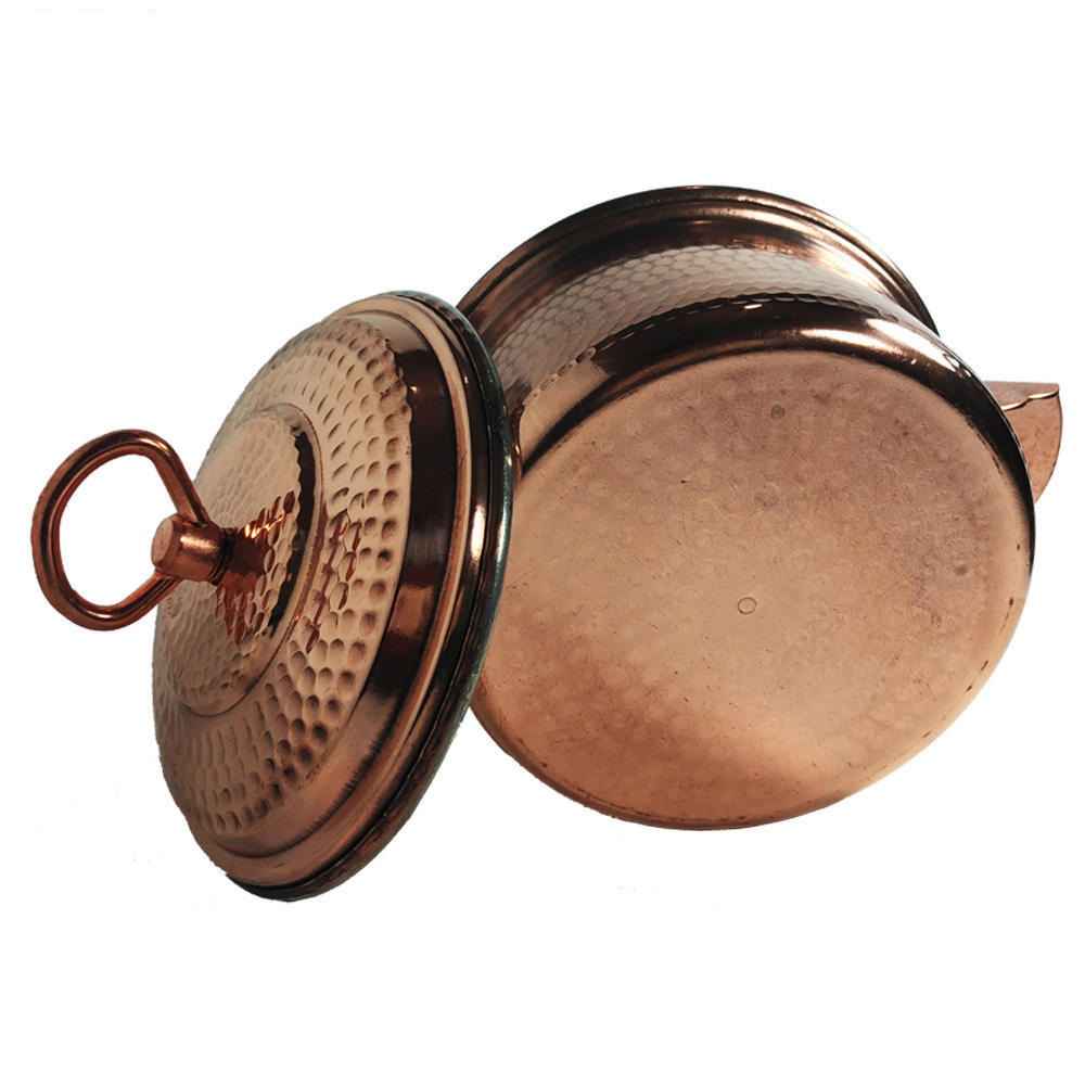 Marmite en cuivre persan – Style de cuisson martelé traditionnel Vira