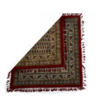 Nappe Persane : Impression Traditionnelle Kalamkari d’Isfahan Bloc Couronne