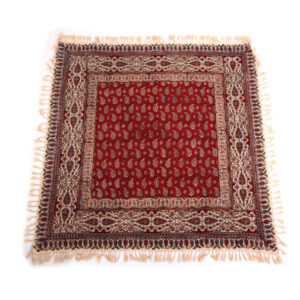 Nappe Persane : Impression Traditionnelle Kalamkari d’Isfahan Bloc Jaune