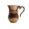 Tasse persane en cuivre - Ensemble de 6 fabriquées à la main avec anse pour boissons froides - Martelées