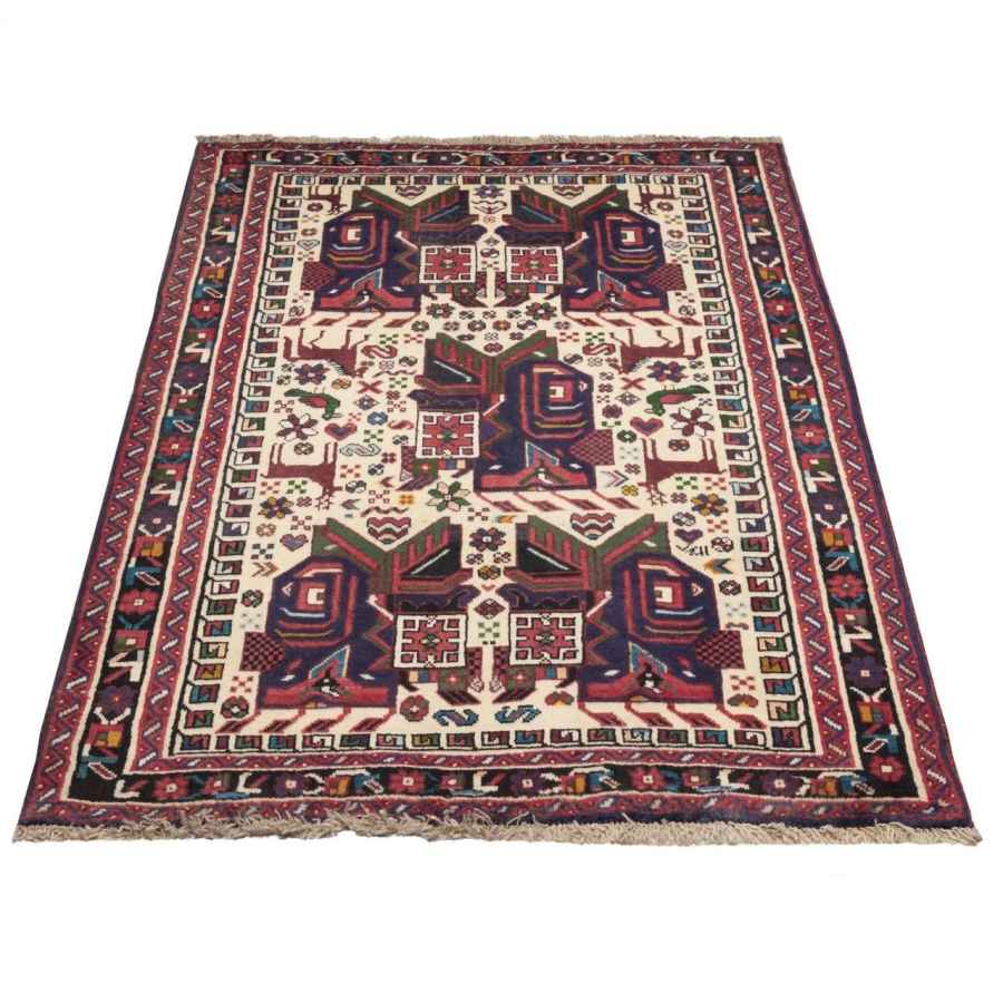 Tapis Persan Vintage Fait Main Modèle Barad