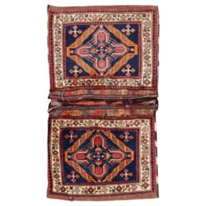 Sacoche de selle persane vintage – Tissée à la main & d’occasion Tōbrag 187412