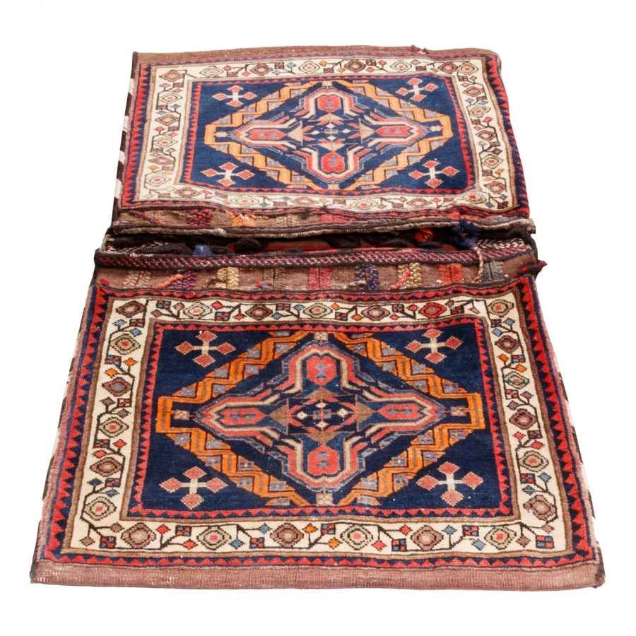 Sacoche de selle persane vintage – Tissée à la main & d’occasion Tōbrag 187412