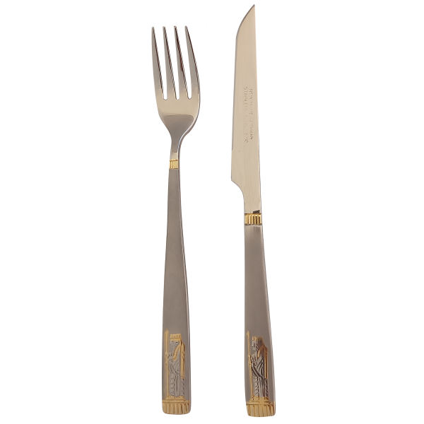 Ensemble de Couteaux & Fourchettes 12 Pièces Modèle Achéménides