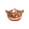 Marmite en cuivre persan - Style de cuisson martelé traditionnel (3x)