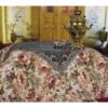 Couverture Korsi persane – Épaisse, lourde et chaude, taille double Rose