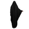 Tchador noir islamique arabe Hijab pour femmes et prière - Goldooz