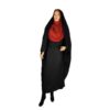 Tchador noir islamique arabe Hijab pour femmes et prière