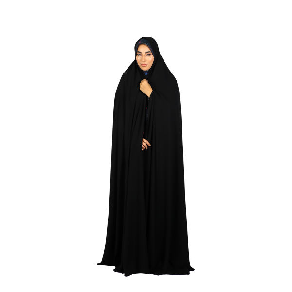 Tchador noir islamique arabe Hijab pour femmes et prière - Nastaran