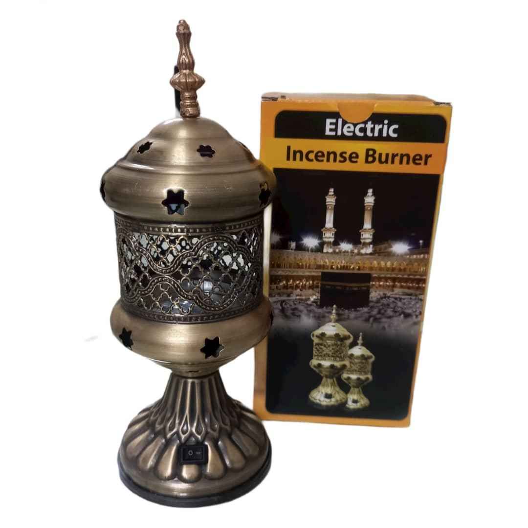 Brûleur électrique en métal de Bakhoor et Esfand – Design de mosquée