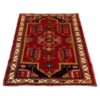 Tapis Persan Fait Main Tribal Intriqué en Laine Ghermez
