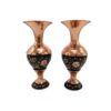 Set de vases décoratifs en cuivre persan gravés fait main & bol G32