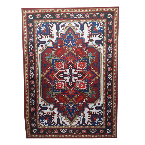 Tapis en feutre de laine persan 100% naturel et fait main Ayric