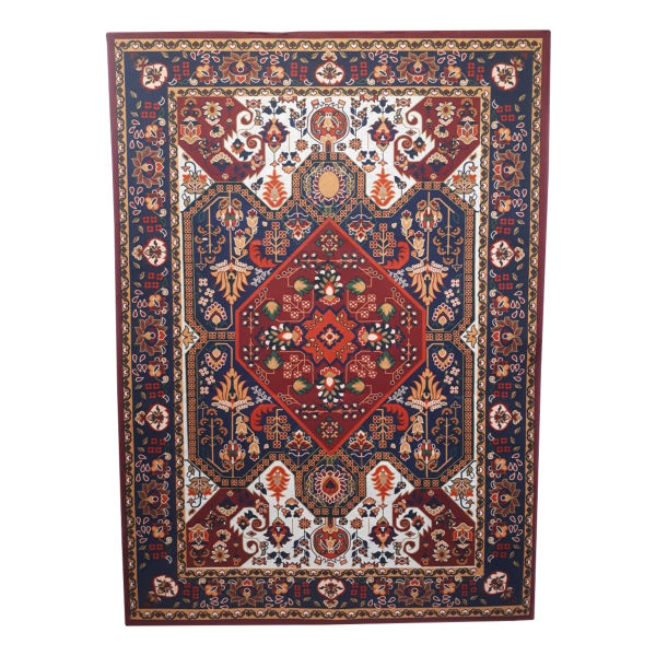 Tapis en feutre de laine persan 100% naturel et fait main Dena