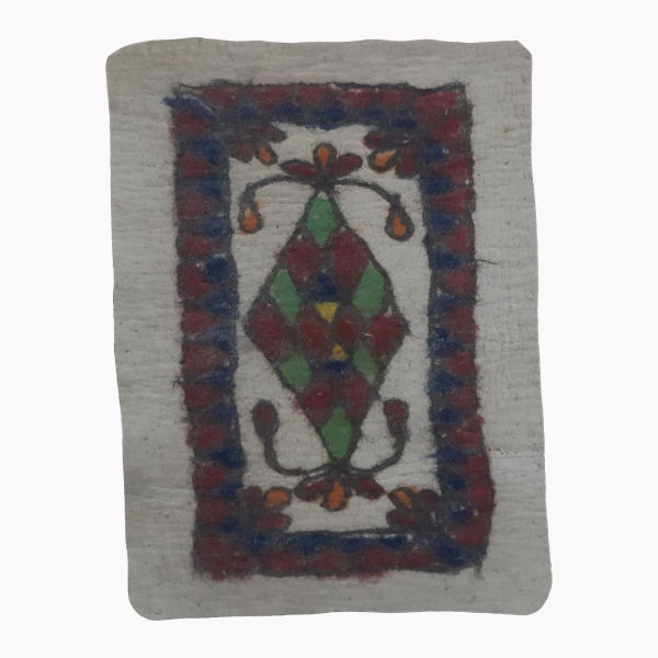 Tapis en feutre de laine persan 100% naturel et fait main Nila