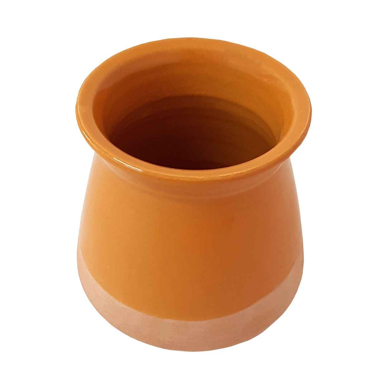 Pot en Céramique Persan Dizi avec Couvercle pour Cuisiner Abgoosht – Jaune