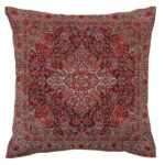 Coussin en Termeh Persan – Modèle Red King | Décor royal persan pour la maison