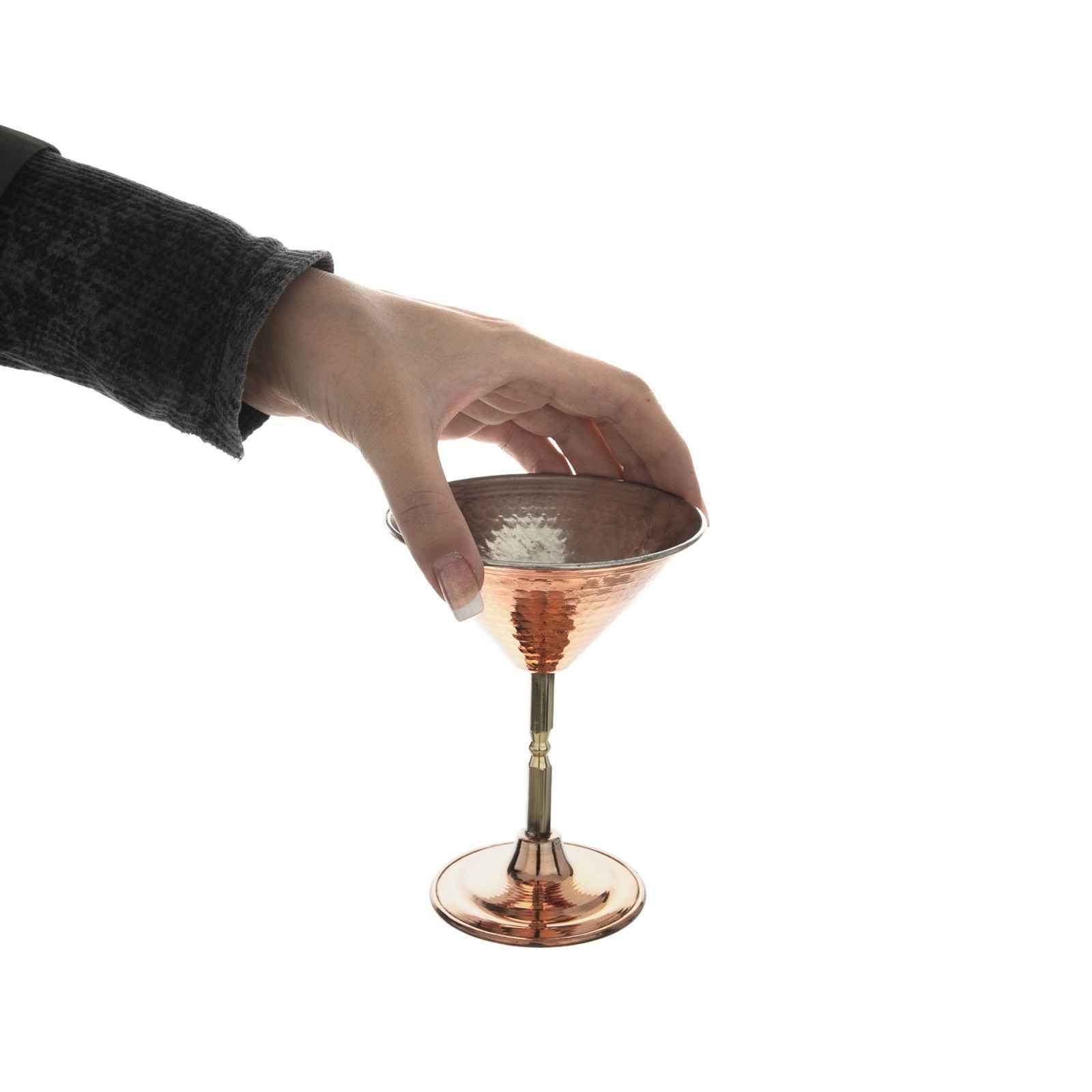 Verre à vin en cuivre persan martelé – Modèle Asal