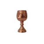 Verre à vin en cuivre persan martelé – Modèle Mahtab