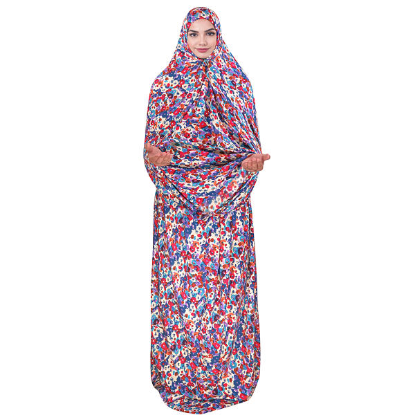 Tchador Islamique de Prière pour Femmes - Idéal pour la Prière - Fleur Violette