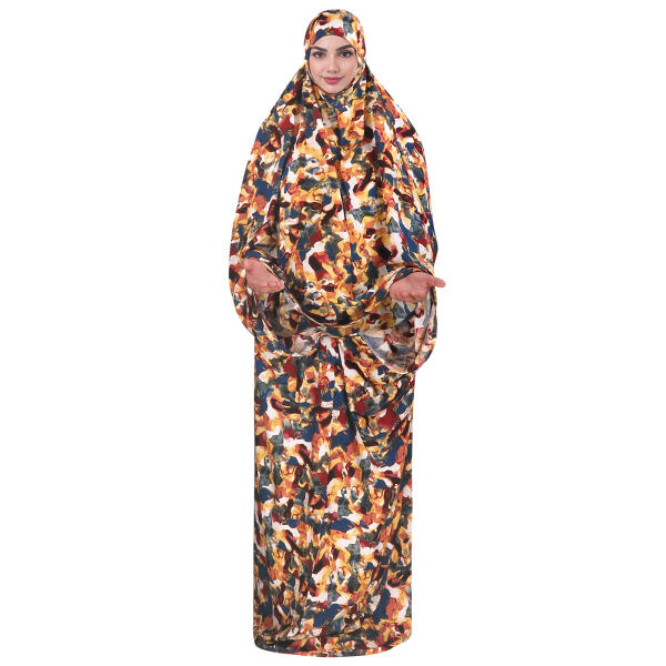 Tchador Islamique de Prière pour Femmes Idéal pour la Prière - Motif