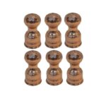 Ensemble de salières et poivrières en cuivre persan Damier (6x)