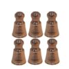 Ensemble de salières et poivrières en cuivre persan Pin (6x)