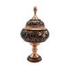 Set de vases décoratifs en cuivre persan gravés fait main & bol G37