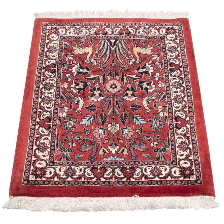 Tapis Persan en Laine Fait Main Rouge Lacki