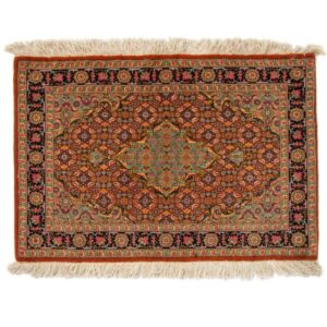 Tapis Persan Fait Main Tabriz Laine Messi