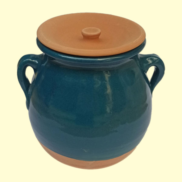 Pot en Céramique Persan Dizi avec Couvercle pour Cuisiner Abgoosht - Traditionnel
