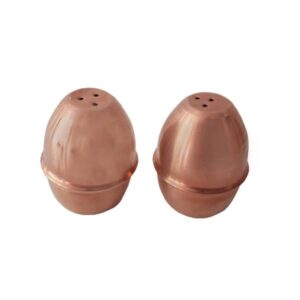 Ensemble de 2 salières et poivrières en cuivre persan Œuf