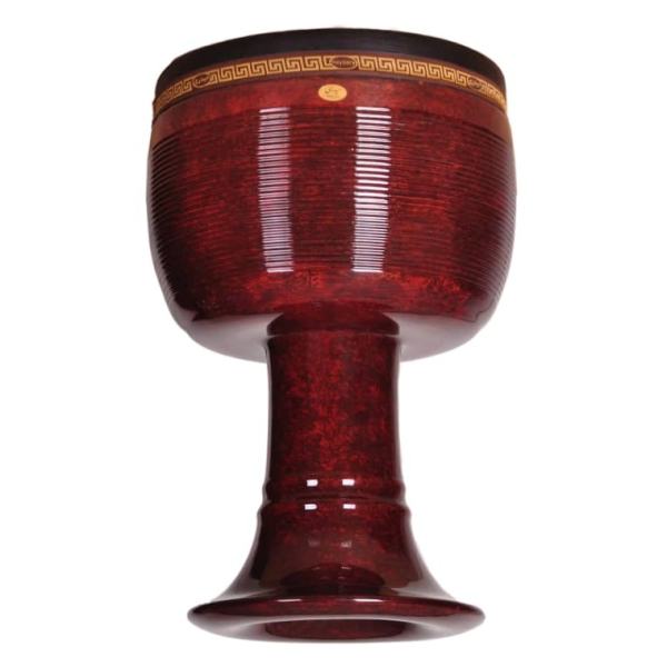 Tambour Tombak Persan - Modèle Heidari en Fibre de Verre Rouge 01