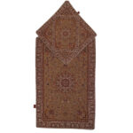 Tapis de prière en Termeh persan de luxe, Sajada rouge islamique