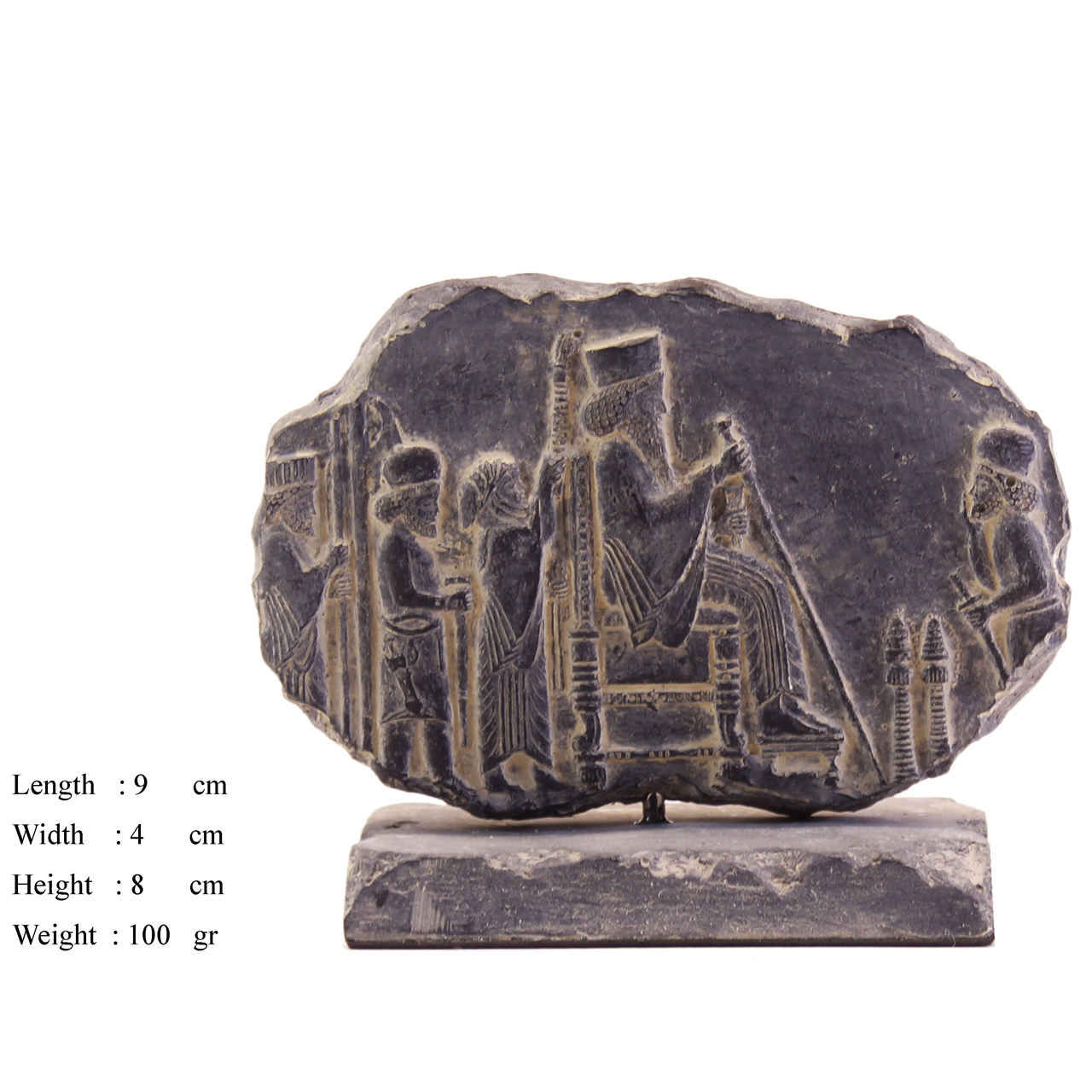 Figurine historique de la cour de Cyrus : Le grand roi iranien