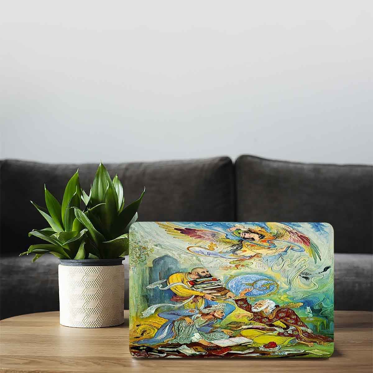 Autocollant pour ordinateur portable 15,6 pouces modèle Peinture d’art miniature