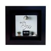 Carreau persan décoratif encadré – Motif de calligraphie : Poème de Molana
