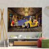 Toile d'art persane - Volkswagen imprimée