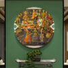 Toile d'art persane - Design Ghajari imprimé