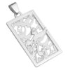 Collier persan en argent avec calligraphie minimaliste Eshgh