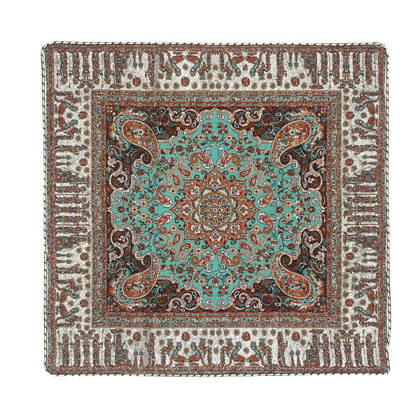 Coussin en Termeh Persan - Modèle Mahta | Exquis coussin en soie persane