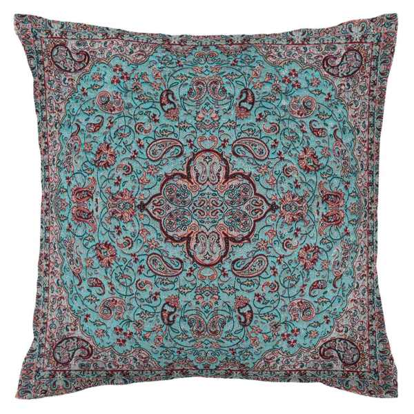 Coussin en Termeh Persan - Modèle Shah Abbasi | Artisanat persan premium