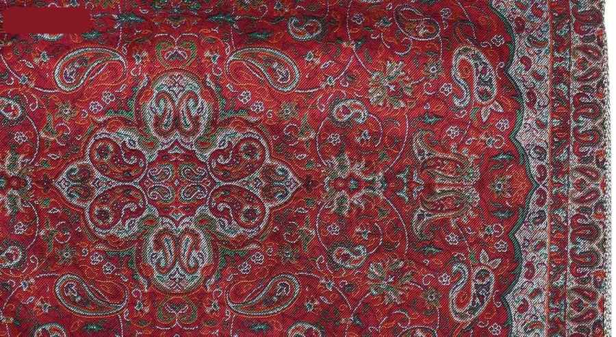 Coussin en Termeh Persan – Modèle Vermilion (2X) | Artisanat en soie luxueux