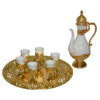 Ensemble à thé et café persan en métal - Style vintage