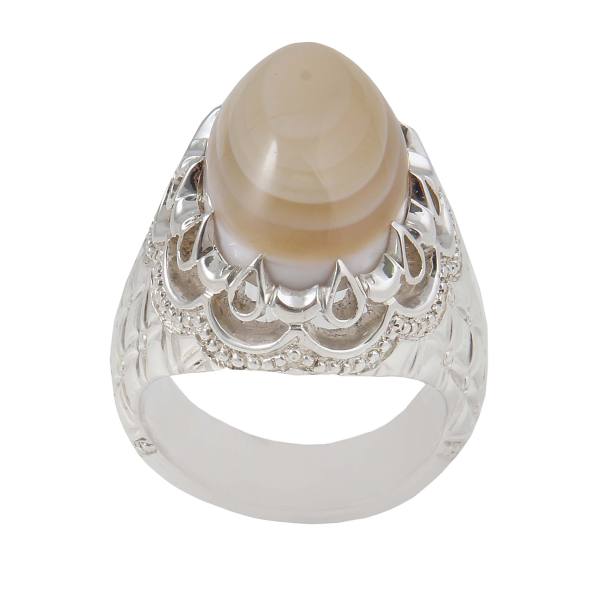 Bague en argent Sulemani Hakik persane pour homme