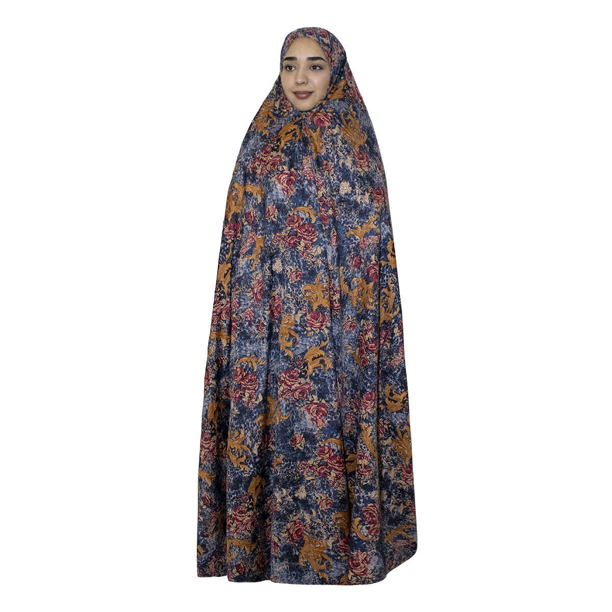 Tchador Culturel Iranien pour Femmes – Coloré, Idéal pour un Usage Quotidien et Namaz, Jardin